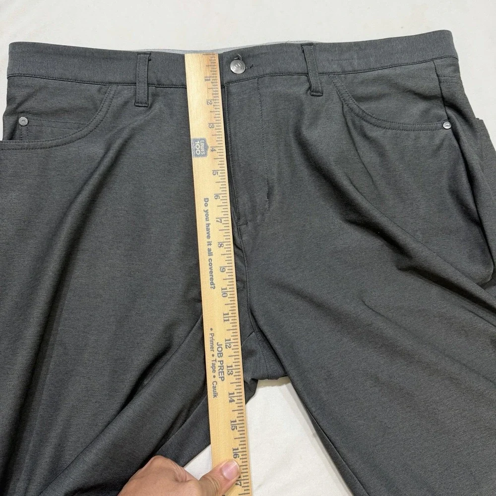 Adidas Golf Pants Mens Gray‎ Stretch Performance 5 Pocket Straight